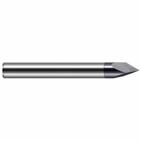 HARVEY TOOL 0.2500 in. 1/4 Shank dia x 40° included Carbide Pyramid Point Engraver, AlTiN Coated 834020-C3